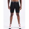 imageNELEUS Mens Compression Short with Pocket Dry Fit Yoga Running Shorts Pack of 36081 BlackBlackBlack 3 Pack