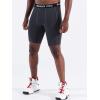 imageNELEUS Mens Compression Short with Pocket Dry Fit Yoga Running Shorts Pack of 36081 BlackGreyWhite 3 Pack