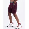 imageNELEUS Mens Compression Short with Pocket Dry Fit Yoga Running Shorts Pack of 36081 RedNavyBlue 3 Pack