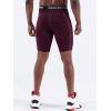 imageNELEUS Mens Compression Short with Pocket Dry Fit Yoga Running Shorts Pack of 36081 RedNavyBlue 3 Pack