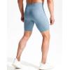 imageNELEUS Mens Compression Short with Pocket Dry Fit Yoga Running Shorts Pack of 36115 BlackGreyBlue  3 Pack