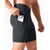 imageNELEUS Mens Compression Short with Pocket Dry Fit Yoga Running Shorts Pack of 36115 BlackGreyBlue  3 Pack