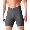 imageNELEUS Mens Compression Short with Pocket Dry Fit Yoga Running Shorts Pack of 36115 BlackGreyLight Green  3 Pack