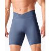 imageNELEUS Mens Compression Short with Pocket Dry Fit Yoga Running Shorts Pack of 36115 BlackGreyNavy Blue  3 Pack