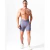 imageNELEUS Mens Compression Short with Pocket Dry Fit Yoga Running Shorts Pack of 36115 PinkPurpleBlue  3 Pack