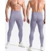 imageNELEUS Mens Dry Fit Compression Baselayer Pants Running Tights Leggings with Phone Pocket6109 BlackGreyPurple 3 Pack