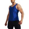 imageNELEUS Mens Workout Running Tank Top Sleeveless Gym Athletic Shirts5080 BlackGreyBlue 3 Pack