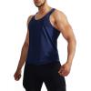 imageNELEUS Mens Workout Running Tank Top Sleeveless Gym Athletic Shirts5080 BlackGreyNavy Blue 3 Pack