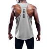 imageNELEUS Mens Workout Running Tank Top Sleeveless Gym Athletic Shirts5080 BlackGreyRed 3 Pack