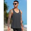 imageNELEUS Mens Workout Running Tank Top Sleeveless Gym Athletic Shirts6 PackBlack3pcs grey3pcs