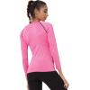 imageNELEUS Womens 3 Pack Compression Shirts Long Sleeve Yoga Athletic Running T Shirt8021 Blue purple pink