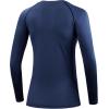 imageNELEUS Womens 3 Pack Compression Shirts Long Sleeve Yoga Athletic Running T Shirt8021black grey navy Blue