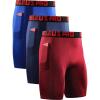 6064 Blue/Navy/Red 3 Pack