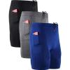 6072 Black/Grey/Blue 3 Pack