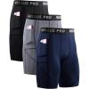 6082# Black/Grey/Navy Blue 3 Pack
