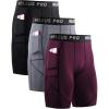 6082# Black/Grey/Red 3 Pack