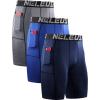 6087 Grey/Blue/Navy 3 Pack