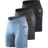 6115 Black/Grey/Blue  3 Pack