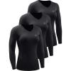 V-neck: Black/Black/Black 3 Pack