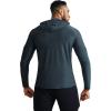 imageNELEUS Mens Dry Fit Athletic Shirt Workout Running Long Sleeve Shirts with Hoods5071 Dark GreyNavySlate Grey 3 Pack