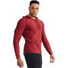 imageNELEUS Mens Dry Fit Athletic Shirt Workout Running Long Sleeve Shirts with Hoods5071 Dark GreySlate GreyRed 3 Pack