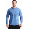 imageNELEUS Mens Dry Fit Athletic Shirt Workout Running Long Sleeve Shirts with Hoods5147 BlackGreyBlue 3 Pack