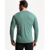 imageNELEUS Mens Dry Fit Long Sleeve Athletic Running Shirts5060 BlackGreyBlackish Green 3 Pack