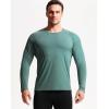 imageNELEUS Mens Dry Fit Long Sleeve Athletic Running Shirts5060 BlackGreyBlackish Green 3 Pack