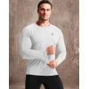 imageNELEUS Mens Dry Fit Long Sleeve Athletic Running Shirts5060 BlackGreyWhite 3 Pack