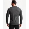 imageNELEUS Mens Dry Fit Long Sleeve Athletic Running Shirts5060 BlackGreyWhite 3 Pack