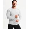 imageNELEUS Mens Dry Fit Long Sleeve Athletic Running Shirts5060 BlackGreyWhite 3 Pack