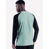 imageNELEUS Mens Dry Fit Long Sleeve Athletic Running Shirts5073 Dark GreyLight GreenRed 3 Pack