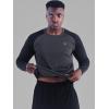 imageNELEUS Mens Dry Fit Long Sleeve Athletic Running Shirts5073 Dark GreyNavySlate Grey 3 Pack