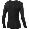 imageNELEUS Womens 3 Pack Athletic Compression Long Sleeve T Shirt Dry Fit03 3 Pack Black red white