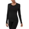imageNELEUS Womens 3 Pack Athletic Compression Long Sleeve T Shirt Dry Fit03 BlackGreyCoffee 3 Pack