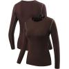 imageNELEUS Womens 3 Pack Athletic Compression Long Sleeve T Shirt Dry Fit03 BlackGreyCoffee 3 Pack