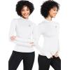 imageNELEUS Womens 3 Pack Athletic Compression Long Sleeve T Shirt Dry Fit05 BlackGreyWhite 3 Pack