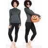 imageNELEUS Womens 3 Pack Athletic Compression Long Sleeve T Shirt Dry Fit05 BlackGreyWhite 3 Pack
