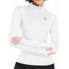 imageNELEUS Womens 3 Pack Athletic Compression Long Sleeve T Shirt Dry Fit05 BlackNavy BlueWhite 3 Pack