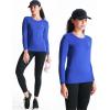 imageNELEUS Womens 3 Pack Athletic Compression Long Sleeve T Shirt Dry Fit8075 BlackGreyBlue 3 Pack