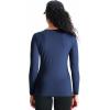 imageNELEUS Womens 3 Pack Athletic Compression Long Sleeve T Shirt Dry Fit8075 BlackGreyNavy Blue 3 Pack