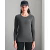 imageNELEUS Womens 3 Pack Athletic Compression Long Sleeve T Shirt Dry Fit8075 BlackGreyNavy Blue 3 Pack