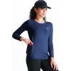 imageNELEUS Womens 3 Pack Athletic Compression Long Sleeve T Shirt Dry Fit8075 BlackGreyNavy Blue 3 Pack