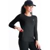 imageNELEUS Womens 3 Pack Athletic Compression Long Sleeve T Shirt Dry Fit8075 BlackGreyRed 3 Pack