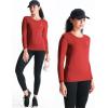 imageNELEUS Womens 3 Pack Athletic Compression Long Sleeve T Shirt Dry Fit8075 BlackGreyRed 3 Pack