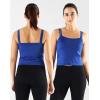 imageNELEUS Womens 3 Pack Athletic Compression Tank Top with Sport Bra Running Shirt8088 BlackGreyBlue
