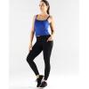 imageNELEUS Womens 3 Pack Athletic Compression Tank Top with Sport Bra Running Shirt8088 BlackGreyBlue