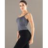 imageNELEUS Womens 3 Pack Athletic Compression Tank Top with Sport Bra Running Shirt8088 BlackGreyBlue