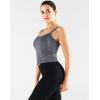 imageNELEUS Womens 3 Pack Athletic Compression Tank Top with Sport Bra Running Shirt8088 BlackGreyRed