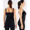 imageNELEUS Womens 3 Pack Athletic Compression Tank Top with Sport Bra Running Shirt8088 BlackGreyRed